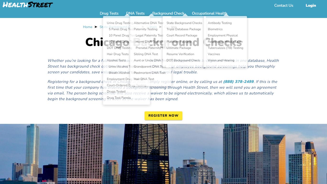 Chicago Background Checks | Health Street